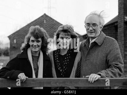 John Stalker und Familie Stockfoto