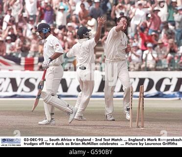 South Africa V England - 2. Testspiel von Wanderers Boden-Johannesburg. Stockfoto