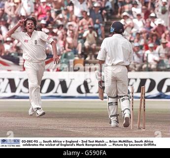 South Africa V England - 2. Testspiel von Wanderers Boden-Johannesburg. Stockfoto