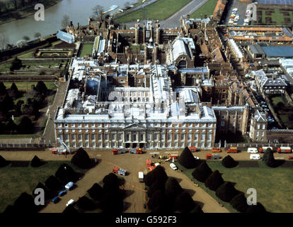 Gebäude und Wahrzeichen - Hampton Court Palace Stockfoto