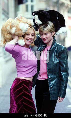 Katzenliebhaber Anthea Wendy Stockfoto