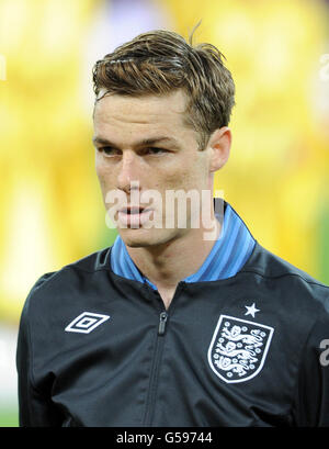 Fußball - UEFA Euro 2012 - Gruppe D - Schweden - England - NSC Olimpiyskiy. Scott Parker, England Stockfoto