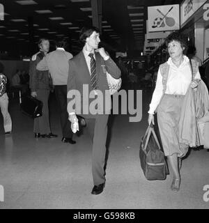 Leichtathletik - 1980 Moskau Olympischen Spiele - Heathrow Flughafen Stockfoto