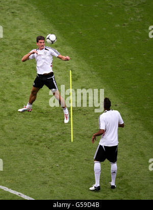 Fußball - UEFA Euro 2012 - Semi - Deutschland / Italien - Deutschland Abschlusstraining - Nationalstadion Stockfoto