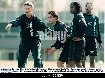 Toyota Cup, Tokyo, Japan - Ajax V Gremio - Ajax Ausbildung im Nishigaoka Stadion, Kita-Ku, Tokya. Stockfoto