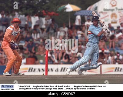 England V Oranjefreistaat - 1 Tag-Spiel von Bloemfontein Stockfoto