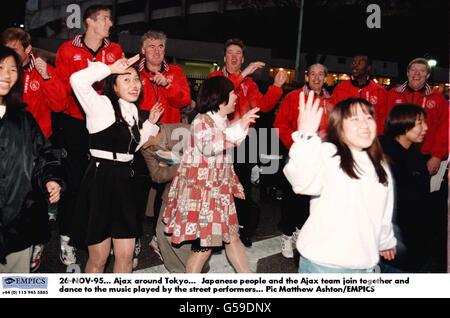 Toyota Cup, Tokyo, Japan - Ajax V Gremio - Ajax besuchen Bereich Shibuya-Ku, Tokyo Stockfoto