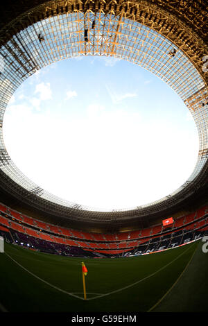 Fußball - UEFA Euro 2012 - Semi Final - Portugal / Spanien - Donbass Arena Stockfoto