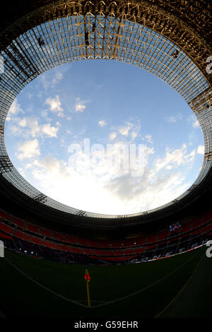 Fußball - UEFA Euro 2012 - Semi Final - Portugal / Spanien - Donbass Arena Stockfoto