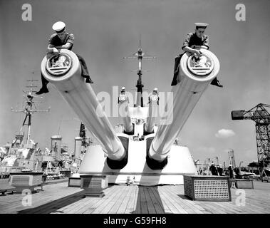 Marine - HMS Vanguard - Portsmouth Stockfoto