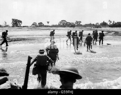 Zweiter Weltkrieg - British Empire - Far Eastern Front - Ramree Insel - 1945 Stockfoto