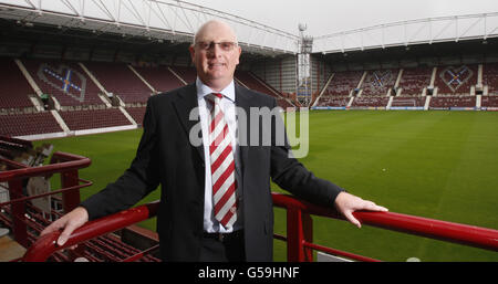 Fußball - Clydesdale Bank schottischen Premier League - John McGlynn Pressekonferenz - Tynecastle Stadium Stockfoto