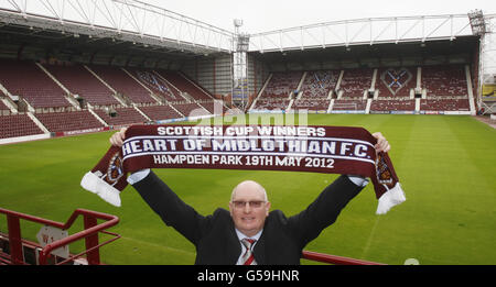 Fußball - Clydesdale Bank schottischen Premier League - John McGlynn Pressekonferenz - Tynecastle Stadium Stockfoto