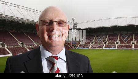 Fußball - Clydesdale Bank schottischen Premier League - John McGlynn Pressekonferenz - Tynecastle Stadium Stockfoto