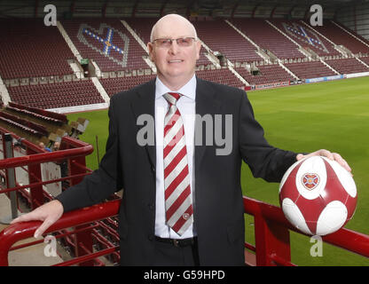 Fußball - Clydesdale Bank schottischen Premier League - John McGlynn Pressekonferenz - Tynecastle Stadium Stockfoto