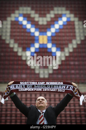 Fußball - Clydesdale Bank schottischen Premier League - John McGlynn Pressekonferenz - Tynecastle Stadium Stockfoto