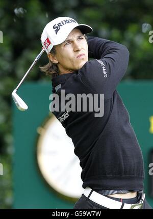 Dänemarks Thorbjorn Olesen am Tag einer der 2012 Open Championship im Royal Lytham & St. Annes Golf Club, Lytham & St. Annes Stockfoto