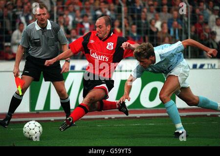 Fußball - UEFA-Cup - Malmö V Nottingham Forest Stockfoto