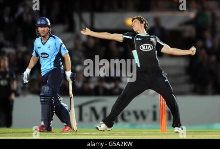 Cricket - Friends Life T20 - South Group - Surrey Lions gegen Sussex Sharks - The Kia Oval. Zafar Ansari, Surrey Lions Stockfoto