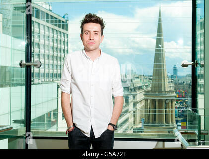 Nick Grimshaw Host Radioshow 1 Frühstück Stockfoto