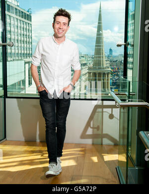 Nick Grimshaw Host Radioshow 1 Frühstück Stockfoto