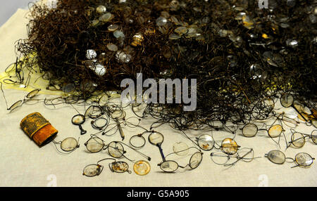 Auschwitz-Lager. Konzentrationslager Auschwitz in Polen. Stockfoto