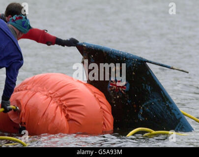 Bluebird Wrack Stockfoto