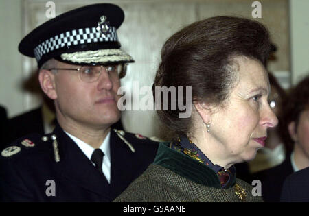 Prinzessin Anne beschleunigen Stockfoto