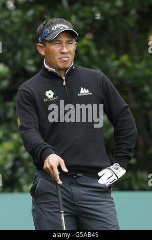 Golf - The Open Championship 2012 - Erster Tag - Royal Lytham & St. Annes Golf Club. Thailands Thongchai Jaidee am ersten Tag der Open Championship 2012 im Royal Lytham & St. Annes Golf Club, Lytham & St. Annes. Stockfoto