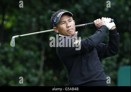 Thailands Thongchai Jaidee am ersten Tag der Open Championship 2012 im Royal Lytham & St. Annes Golf Club, Lytham & St. Annes. Stockfoto