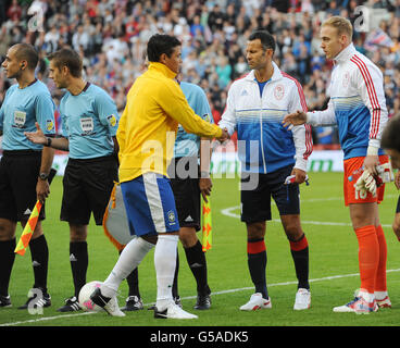 Olympische Spiele - Olympic Warm Up match - Großbritannien V Brasilien - Riverside Stadium Stockfoto