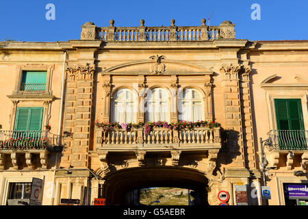 Piazza Duomo in Ragusa Ibla, Sizilien, Italien Stockfoto