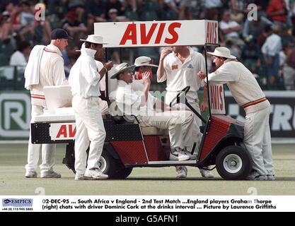 South Africa V England - 2. Testspiel von Wanderers Boden-Johannesburg. Stockfoto