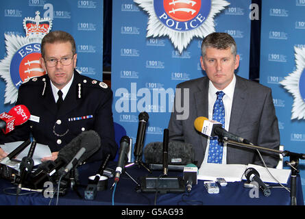 Dreharbeiten in Clacton Stockfoto