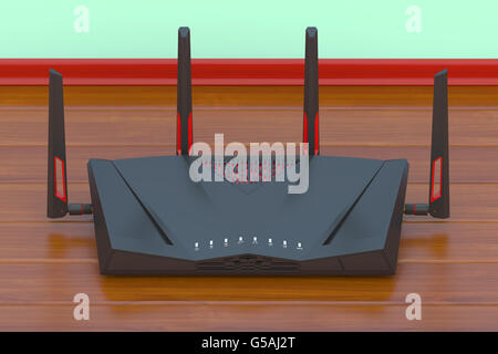 Dual-Band Wireless-Internet-Router, 3D rendering Stockfoto