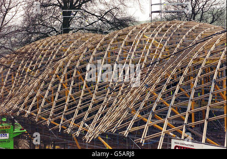 Gridshell Gebäude Stockfoto