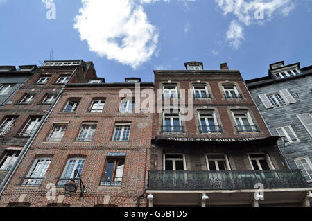 Honfleur-Dorf in der Normandie Stockfoto