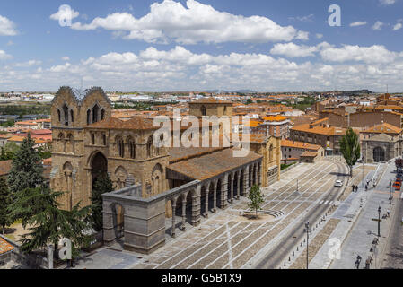 Basilika San Vicente, Ávila, Kastilien und León, Spanien. Stockfoto