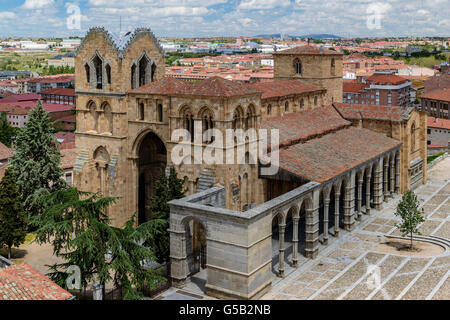 Basilika San Vicente, Ávila, Kastilien und León, Spanien. Stockfoto