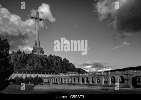 Valle de Los Caídos, San Lorenzo de El Escorial, Madrid, Spanien Stockfoto