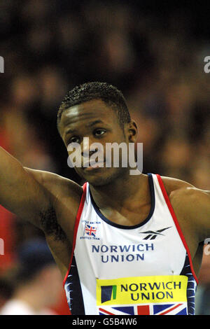 Schottland-Leichtathletik Daniel Caines Stockfoto