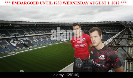 Rugby-Union - Edinburgh 2012 Kit Launch - Murrayfield Stadion Stockfoto