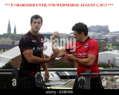 Rugby-Union - Edinburgh 2012 Kit Launch - Murrayfield Stadion Stockfoto