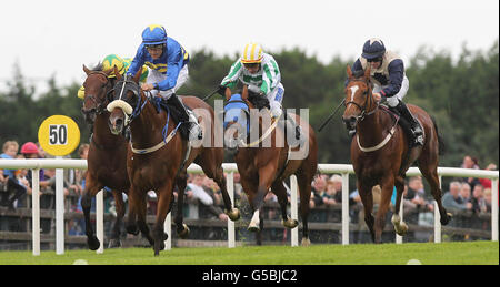 Horse Racing - 2012 Galway Sommerfest - Guinness Galway Hurdle Handicap Tag - Galway Rennbahn Stockfoto