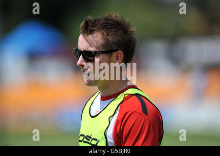 Cricket - Clydesdale Bank 40 - Gruppe A - Leicestershire / Lancashire - Grace Road. Steven Croft von Lancashire Stockfoto