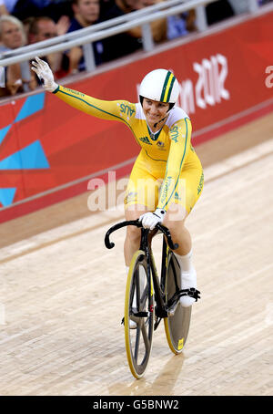 Australiens Anna Mears qualifiziert sich für das Sprintfinale der Frauen. Stockfoto