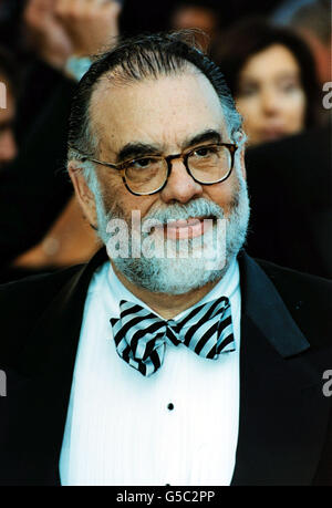 Regisseur Francis-Ford Coppola trifft im Palais des Festivals, bei den Filmfestspielen von Cannes, Frankreich, ein. Stockfoto