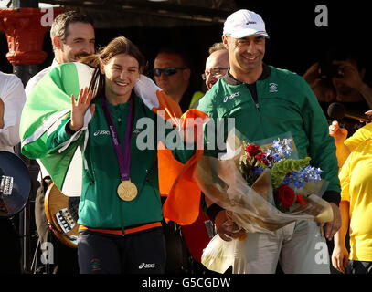 Olympischen Spiele in London - Irland-Team-Heimkehr Stockfoto