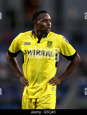 Fußball - Capital One Cup - erste Runde - Chesterfield gegen Tranmere Rovers - Proact Stadium. Jean-Louis Akpa-Akpro von Tranmere Rover Stockfoto