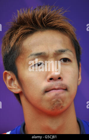 Japans Hiroshi Kiyotake während des Spiel der Gruppe D zwischen Japan und Honduras im Stadion der Stadt Coventry. Stockfoto